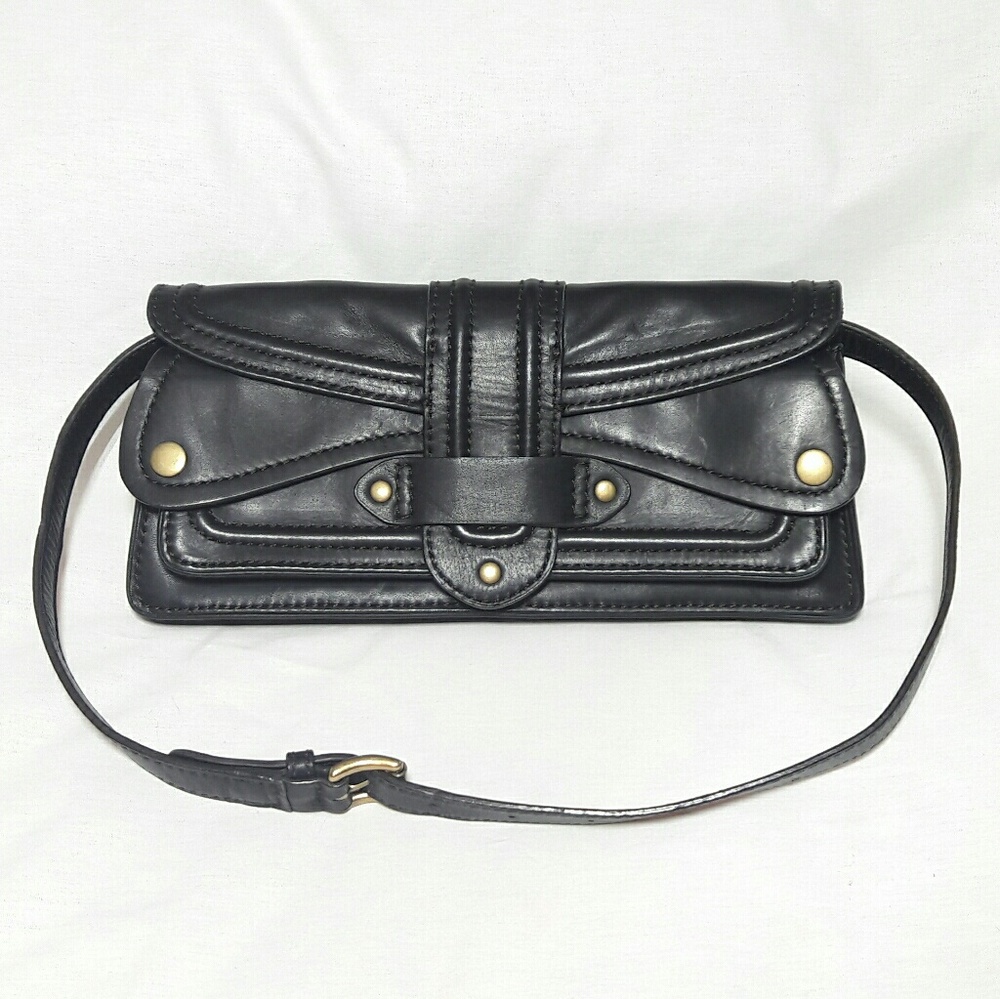 Antonio Melani Black Leather Bag